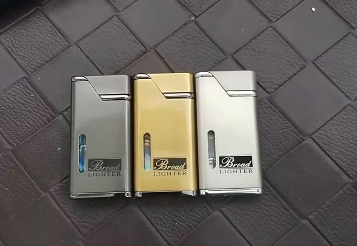 Amazon.co.jp: zippo型ライターBROADターボライターガスライター薄型  