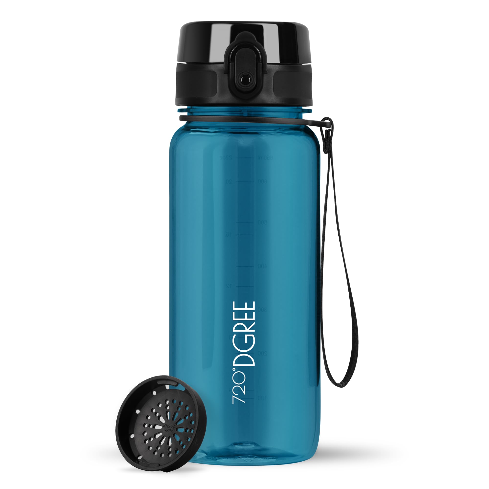 720°DGREE Botella Agua 1 Litro “uberBottle“ - Tamiz-Fruta, softTouch - Sin BPA, Prueba de Fugas, Reutilizable - Cantimplora, Water Bottle ideal para Deporte, Fitness, Gimnasio, Senderismo, Ciclismo — view 253