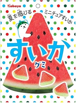 Amazon | カバヤ食品 すいかグミ 50g×10袋 | カバヤ食品 | グミ 通販