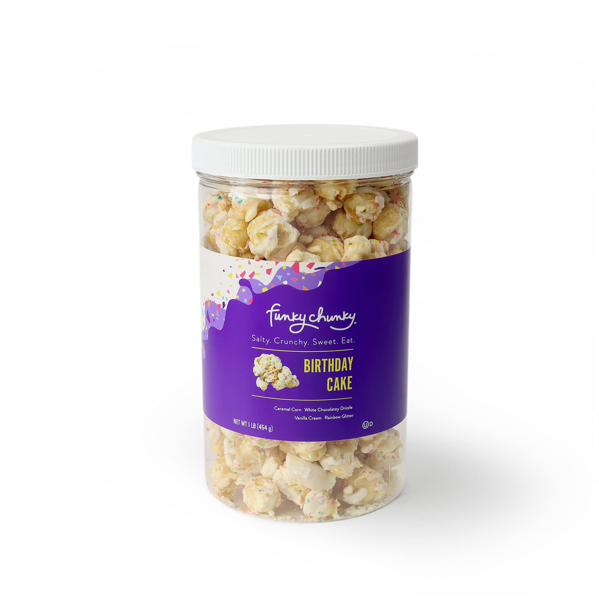 Funky Chunky Gourmet Popcorn, Birthday Cake (16 Ounces)