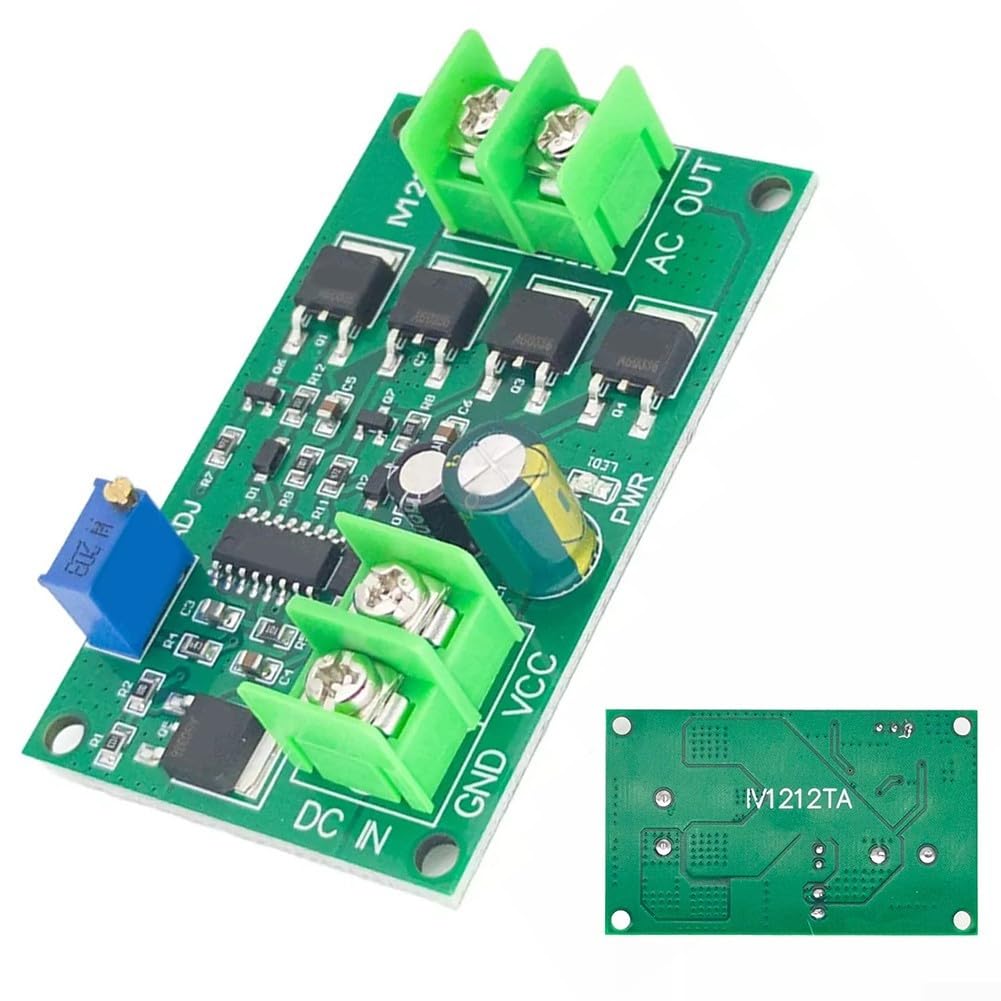 Efficiente inverter da CC a CA da 200 W, ingresso 12 V, modulo di segnale a onda quadra 50 Hz con protezione da connessione inversa