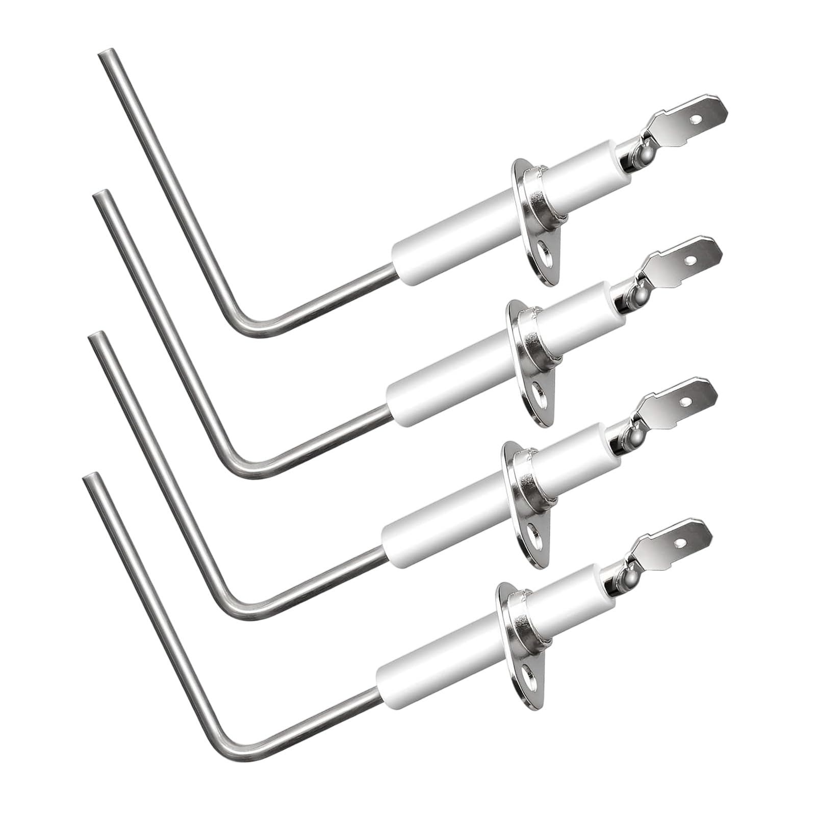 Woedpez 4 Pack Sen01114 Furnaces Flame Sensors Detections Rod Replacement Burners Ignitor Parts For Furnaces And Heating Systems Flame Sensors Ignitor Sensing Rod