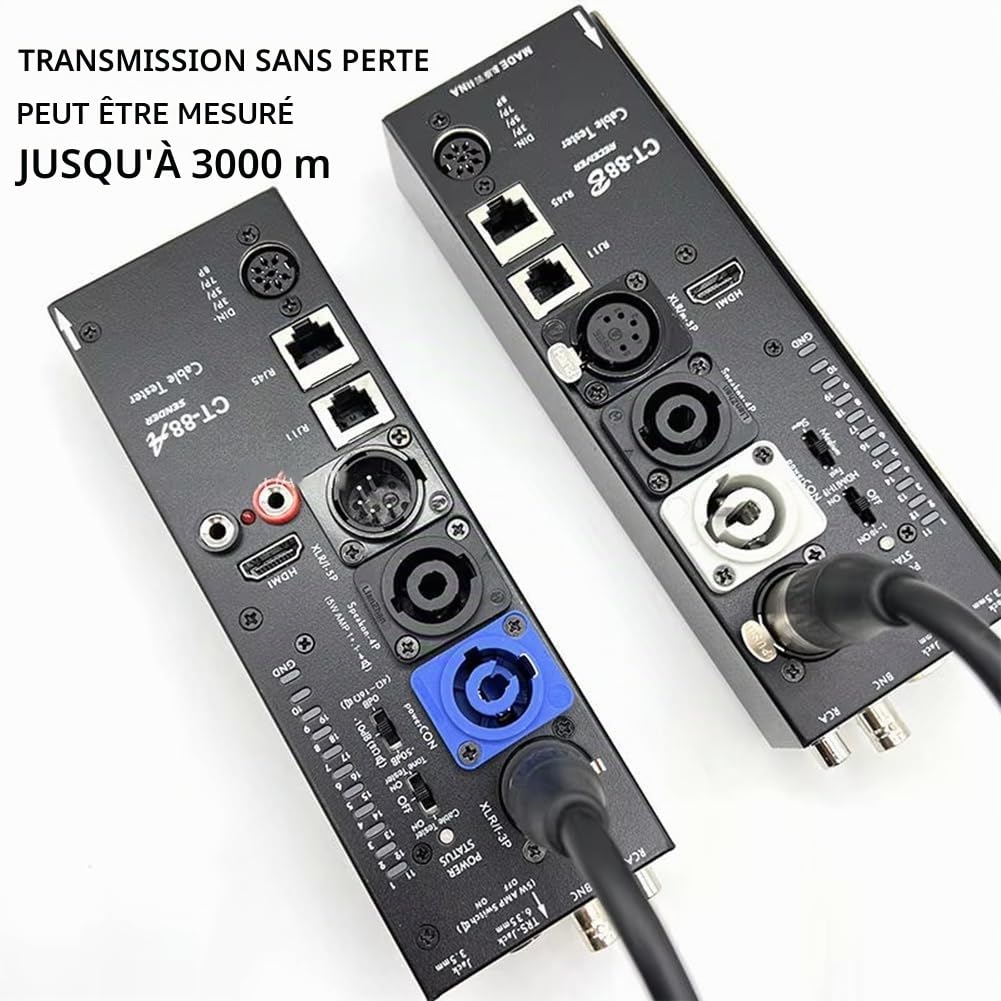 Persistence Testeur de Câble Multi-Fonction Testeur de Câble Audio 16 en 1 pour Testeur de Câble