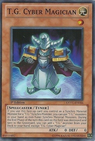Amazon.com: Yu-Gi-Oh! - T.G. Cyber Magician (EXVC-EN016) - Extreme