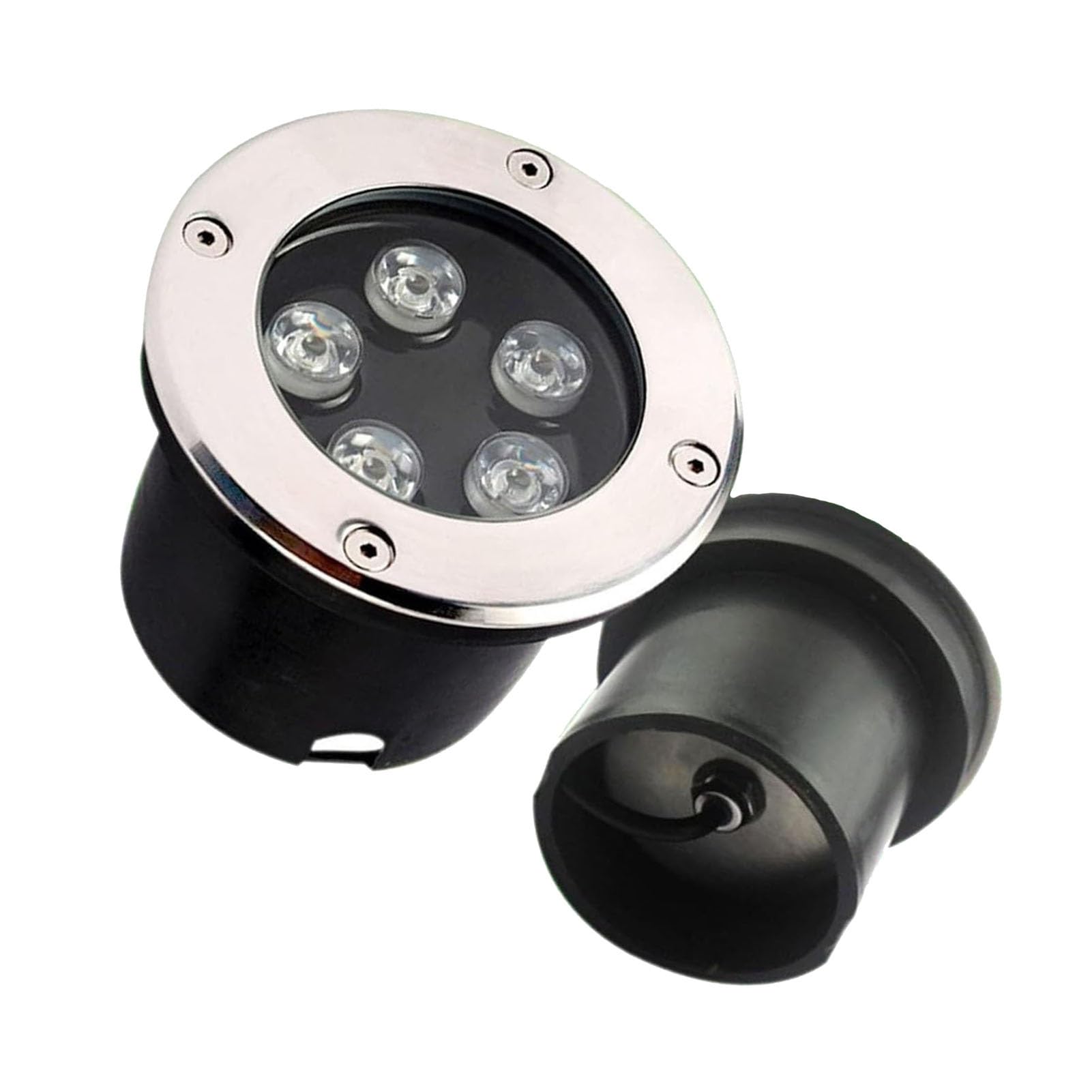 Faretto Subacquei - Luce Da Immersione A LED, Faretto Subacqueo Impermeabile IP68, Faretto LED Da Incasso Per Esterni A Bassa Tensione 24V, Faretto Da Incasso Per Esterni Da Incasso ( Color : Red , Si