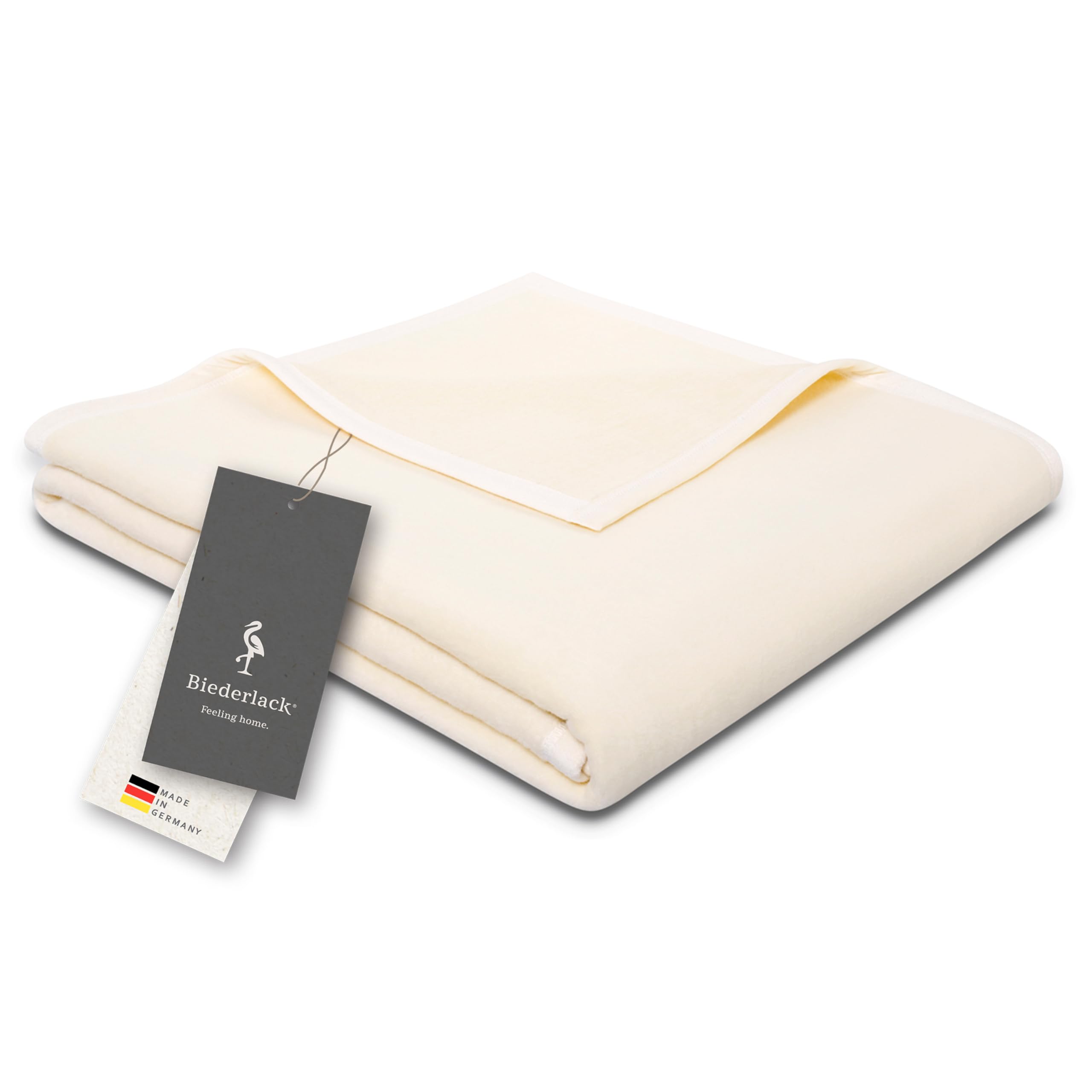 biederlack® Flauschige Kuscheldecke Pure Cotton, Couch-Decke in 150x200 cm | Made in Germany, schöne Sofadecke, Wohndecke aus 100% Baumwolle, warme Baumwolldecke, OEKO-TEX Made in Green