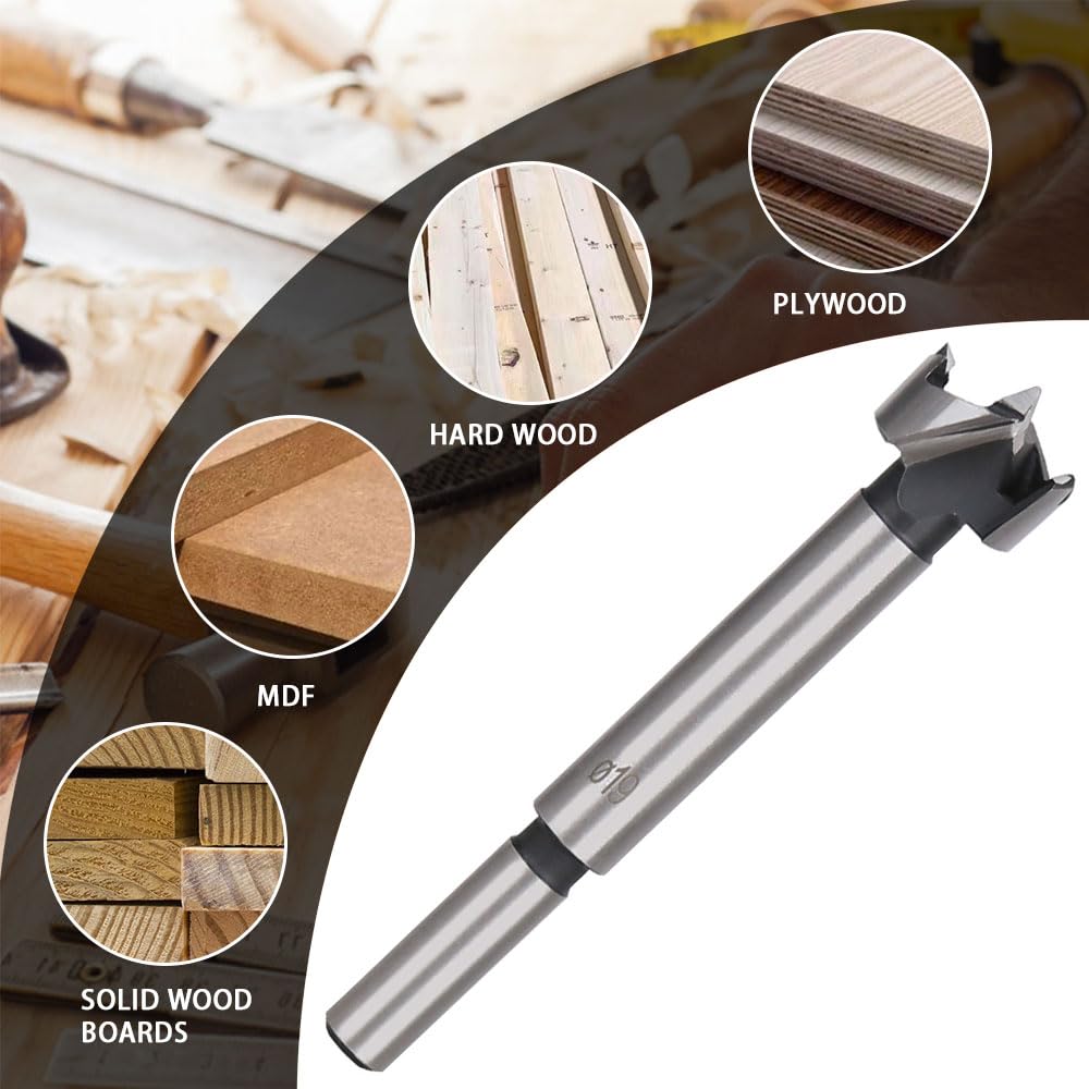LNJBABAO 19mm Forstner Drill Bit Forstner Bit Wood Drill Bits for Holes Hinge Cutter for Woodworking (diameter 6mm - Image 3