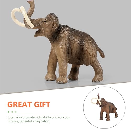 Miniatura 4 de Juguete lanudo para elefantes Figuras Decoración del Hogar Regalo Niño Juguete Escultura de Elefante Wildin Out Suit Case Mini Estatua Animal Micro
