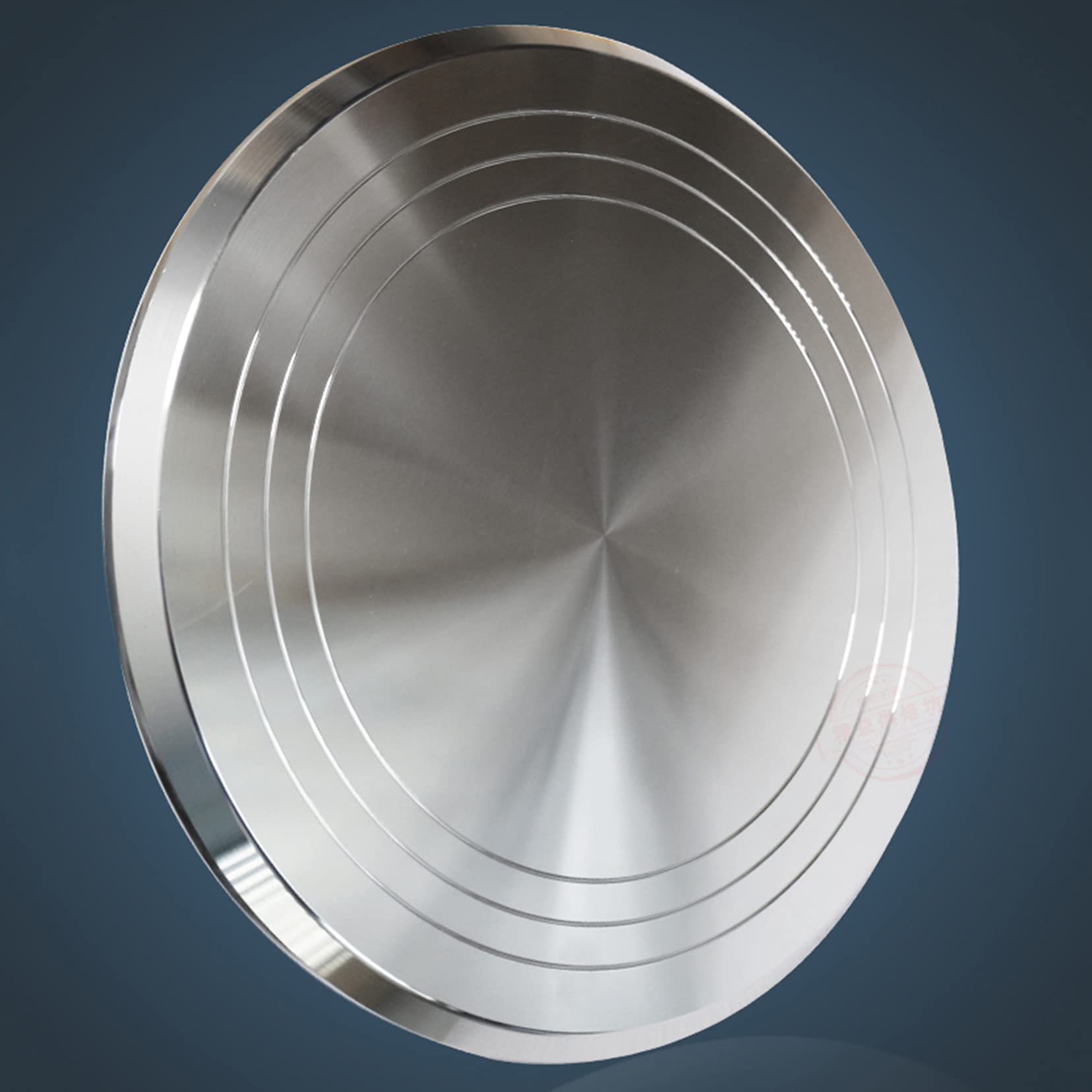 Tocadiscos giratorio de aleación de aluminio de 12 pulgadas para pasteles, decoración de postres, con rodamiento suave y parte inferior de goma ABS antideslizante, dorado de 12 pulgadas