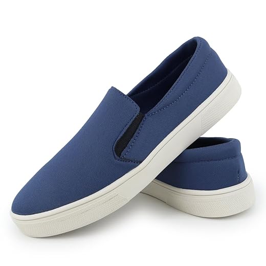 Tênis Slip On Sapatênis Confortável Leve Versátil Estiloso Solado Macio Calce Fácil Prático Iate Masculino Feminino Casual Elástico Lateral