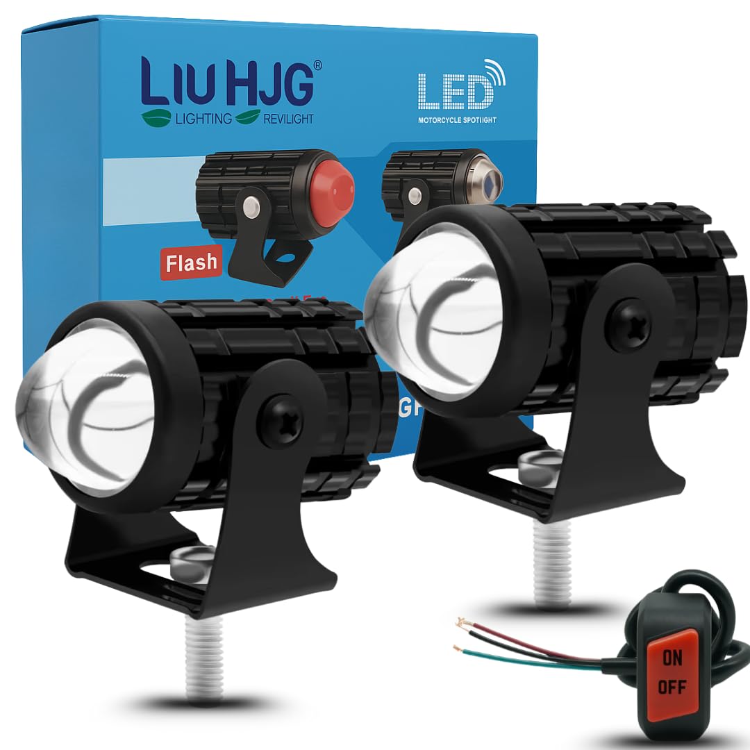 Mini U10 36W Dual Color LED Fog Light | Yellow White Beam with Red Devil Eye DRL | Stylish Waterproof Headlight | Universal Fit for Car & Bike | 10V–80V Wide Compatibility (Pack of 2)-image-24