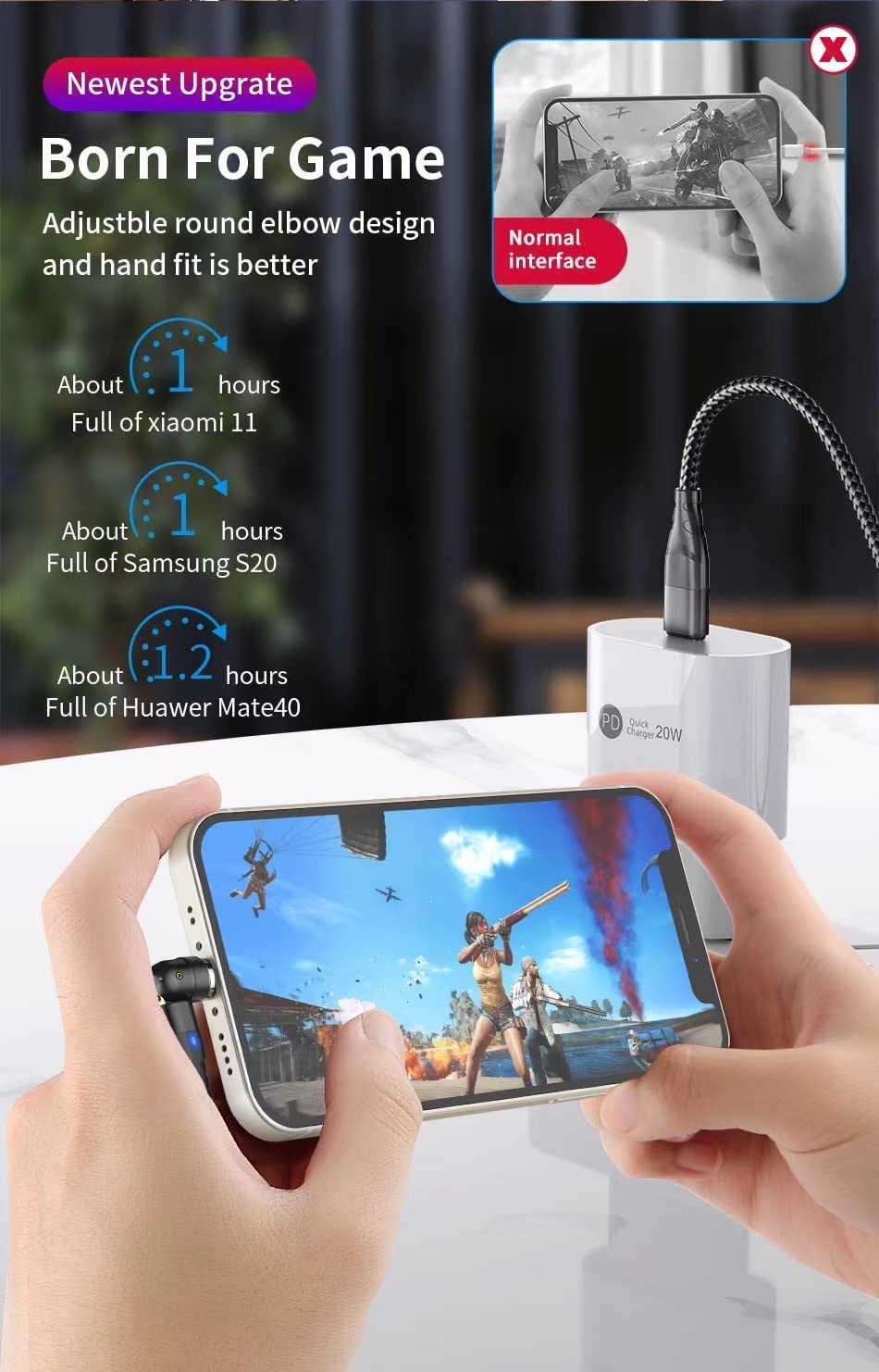 Amazon.co.jp: 磁気360度+180度回転2M Type C to Type C USB PD