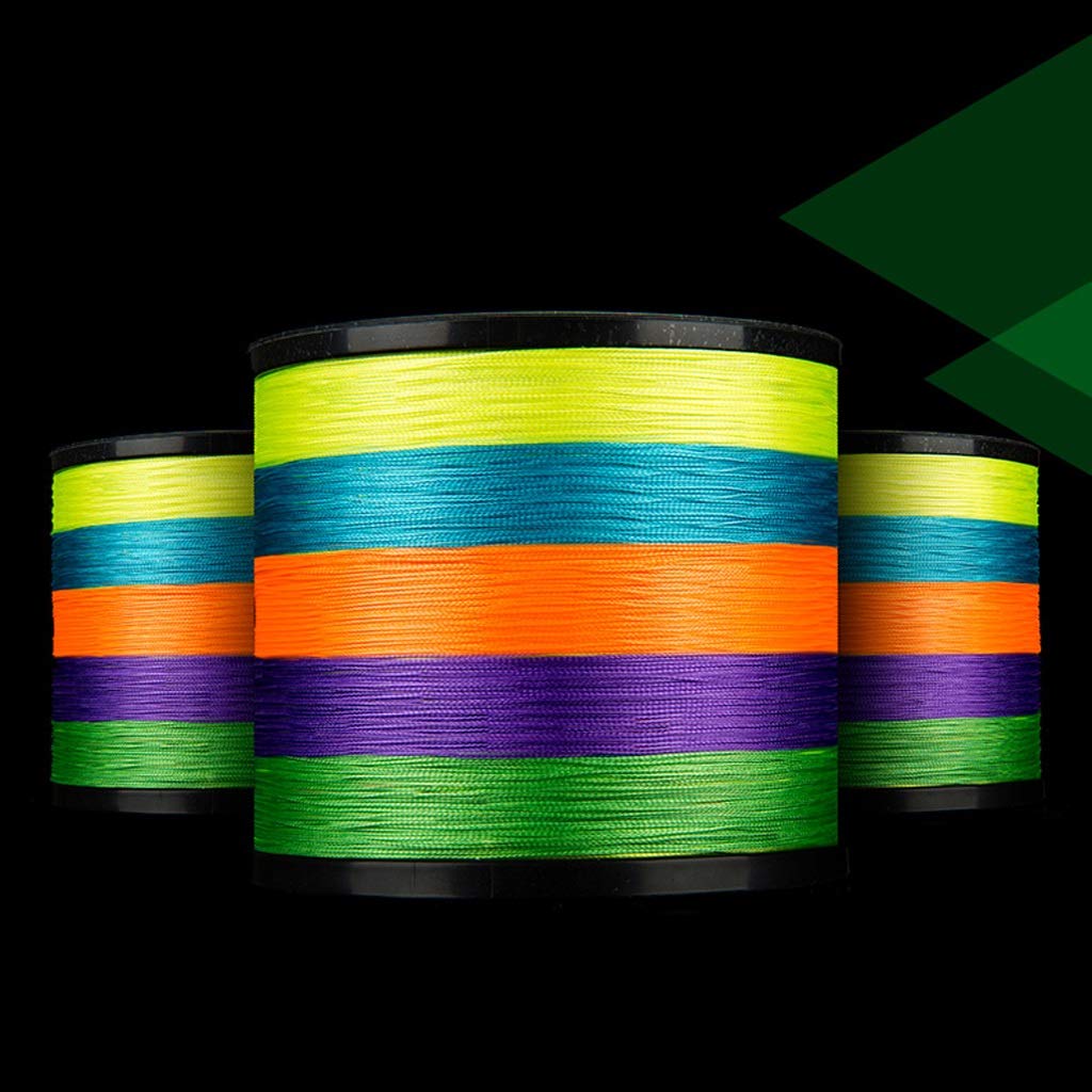 Fil de Peche Super Strong Ligne de pêche Tressé - 8 Brins PE Ligne de pêche - résistant à l'abrasion lignes tressées □ Incroyable Super Power Line 500 Yards couleur Ligne de pêche ligne de pêche