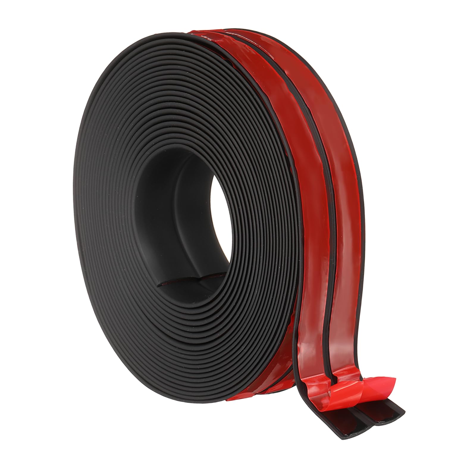 PATIKIL 3cm x 6m Wall Corner Protector, Self Adhesive Wall Corner Guard Edge Protector Flexible Peel and Stick Molding Trim for Ceiling Countertop, Black