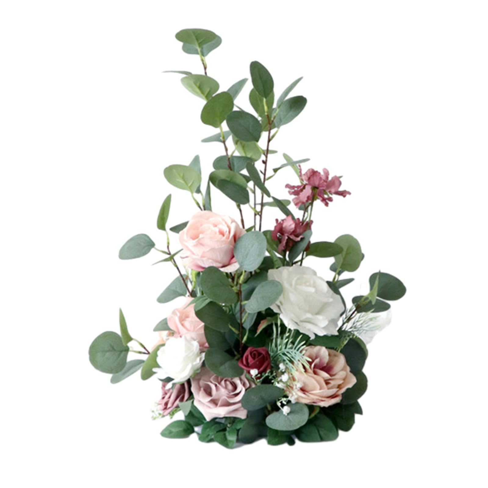 Bouquet de fleurs artificielles pour vase de mariage et décoration de fête