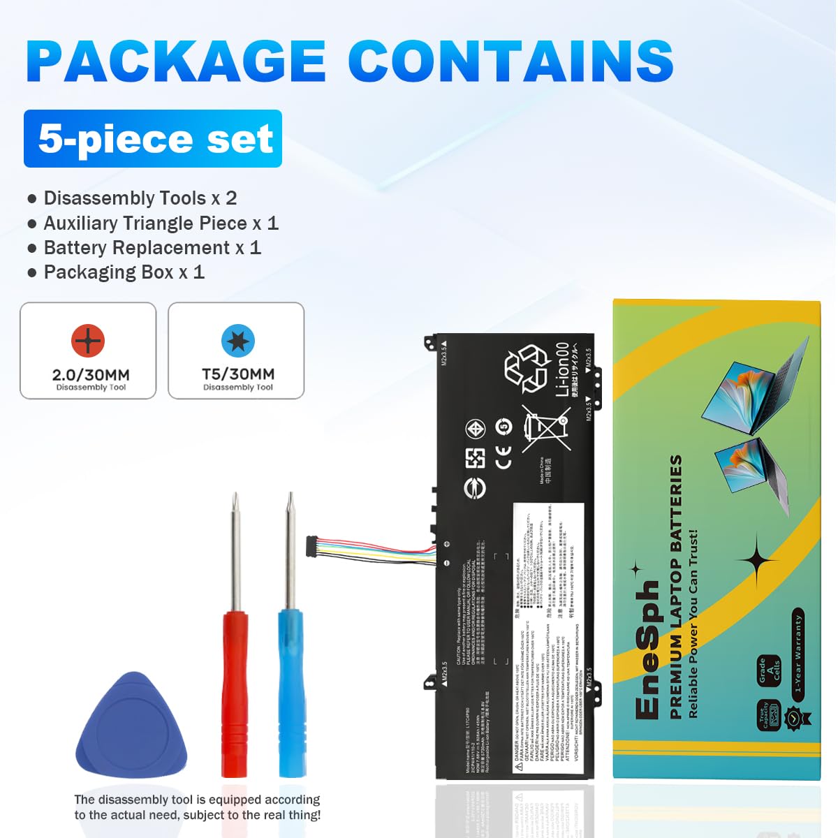 L17C4PB0 Laptop-Batería para Lenovo Yoga 530-14IKB 530-14ARR IdeaPad 530S-14ARR 530S-14IKB 530S-15IKB Flex 6-14ARR 6-14IKB XiaoXin Air 14IKBR 14IWL 14ARR 15IKBR 15ARR 15IWL L17C4PB2 L17M4PB0