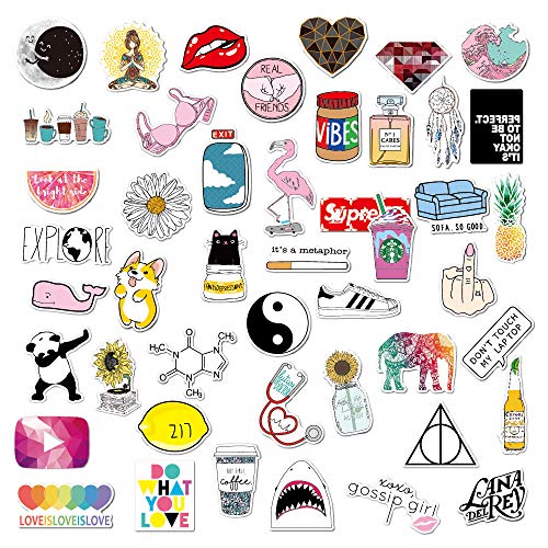 Cute Stickers for Car Guitar Bike Skateboard Laptop Luggage Waterproof Summer/Beach/Ocean Vinyl Decals