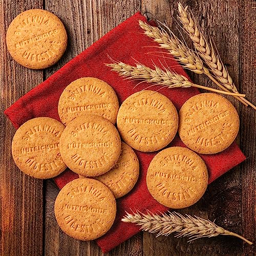 Britannia NutriChoice Digestive Biscuits Zero Maida & Zero ,100G+20G Extra=120 G-Refined Wheat Flour,Edible Vegetable Oil (Palm),Sugar,Wheat Bran,Liquid Glucose,Milk Extract &... - Image 7