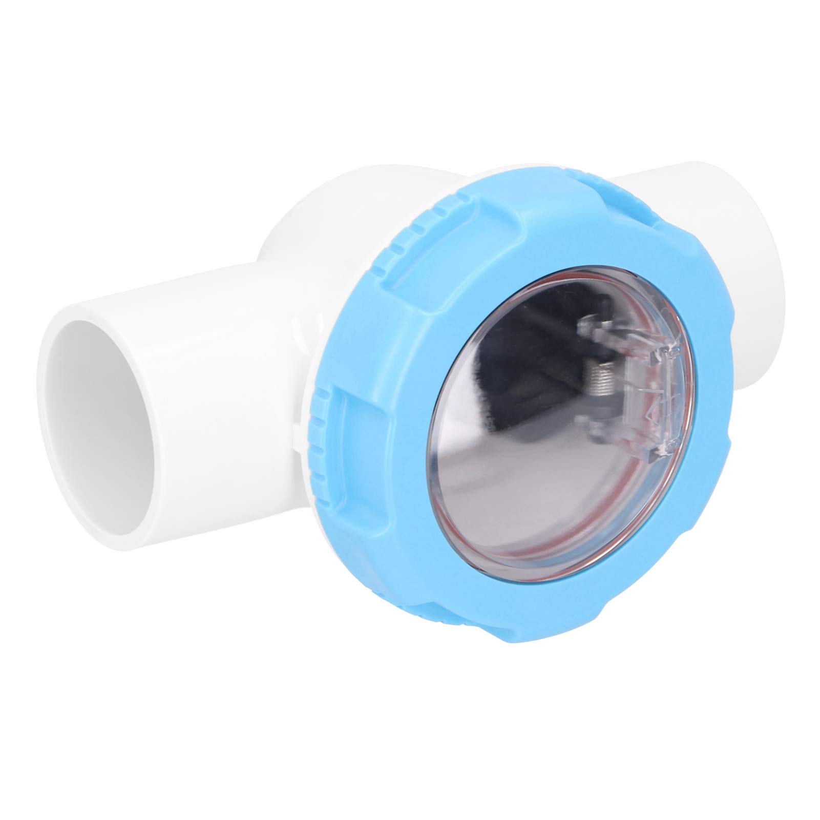 Válvula de Retención Visible Antirreflujo de 2 Pulgadas que Previene Daños por Agua para Piscinas Instalación de Tuberías Unidireccionales para Piscinas de Sauna de Aguas Termales ABS+PVC