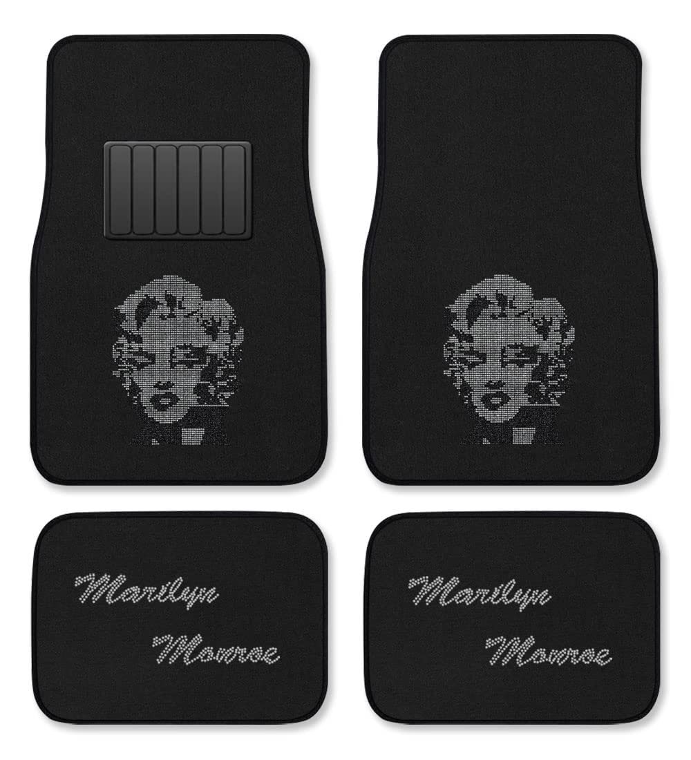 Photo 1 of Marilyn Monroe Crystal Diamond Bling Rhinestone Carpet Car SUV Truck Floor Mats 4 PCS