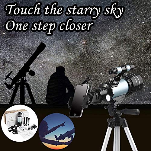Telescopio Astronómico Refractor 70mm 350X con Trípode miniatura 3