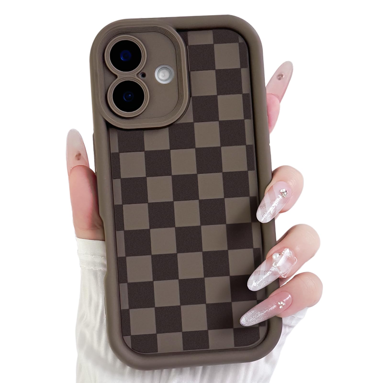 Photo 1 of Lovmooful iPhone 16 Case Checkerboard Plaid