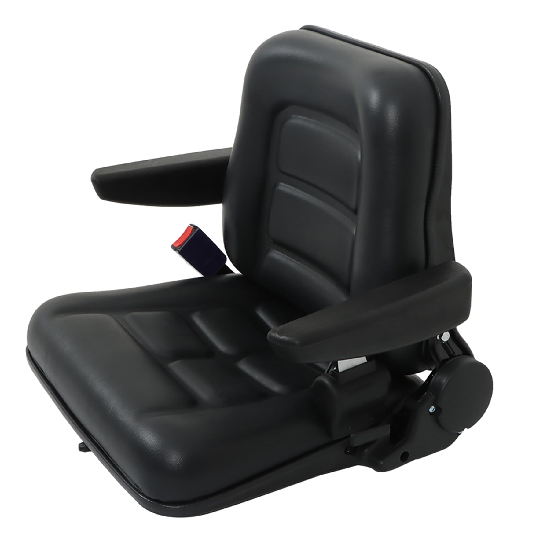 GXYWADY Universal Adjustable Forklift Seat Replacement for Excavator Forklift Tractor Skid Loader Backhoe Dozer Telehandler