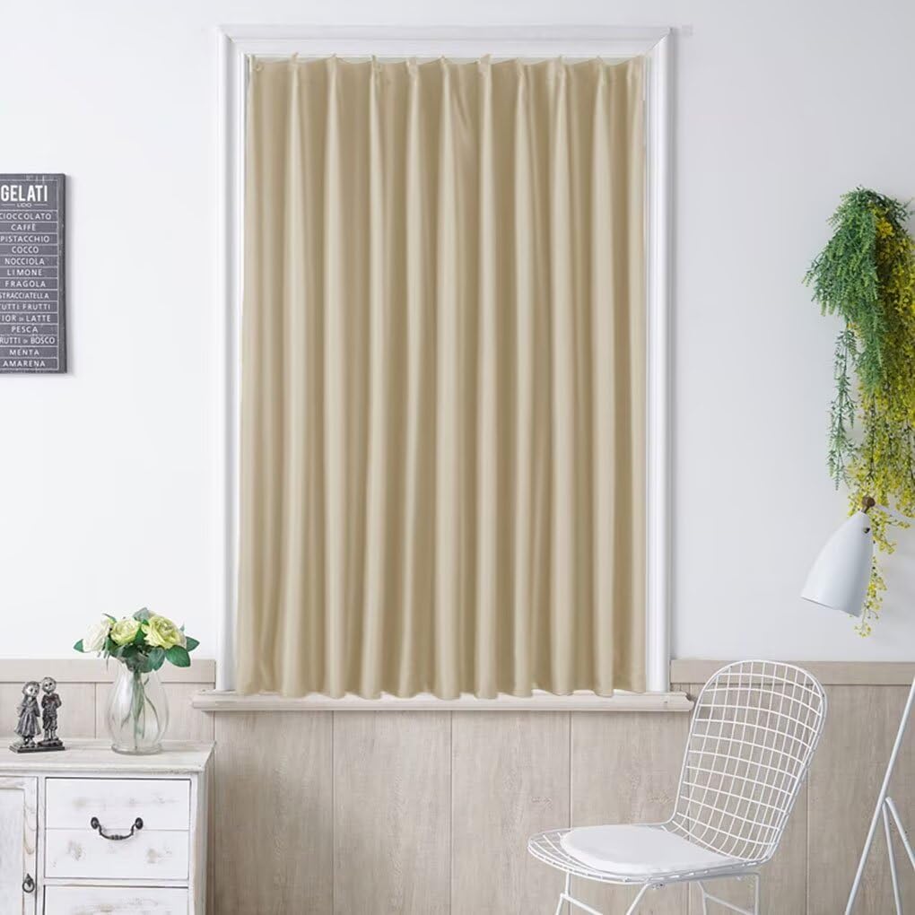 幅125 丈200 ナチュラルカラーがおしゃれな遮光カーテン 新品未使用 Amazon｜NEKOHASHI 遮光カーテン 125cm丈 200cm幅 1枚 小窓