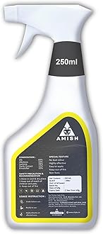 Amish Herbal All In One Spray 250ml 10 Minutes Formula |Removes Entire Ant, Cockroach, Lizard, Bed Bugs, Spider, Bed Bugs|Powerful 100% Organic Insect Repellent Spray For Home Kitchen