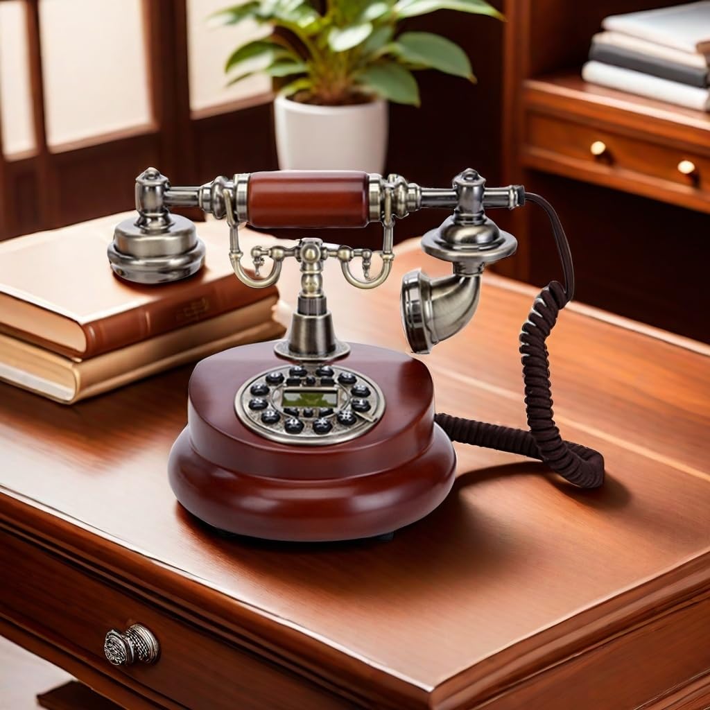 Amazon.com : TelPal Classic Vintage Desktop Wired Office Telephone