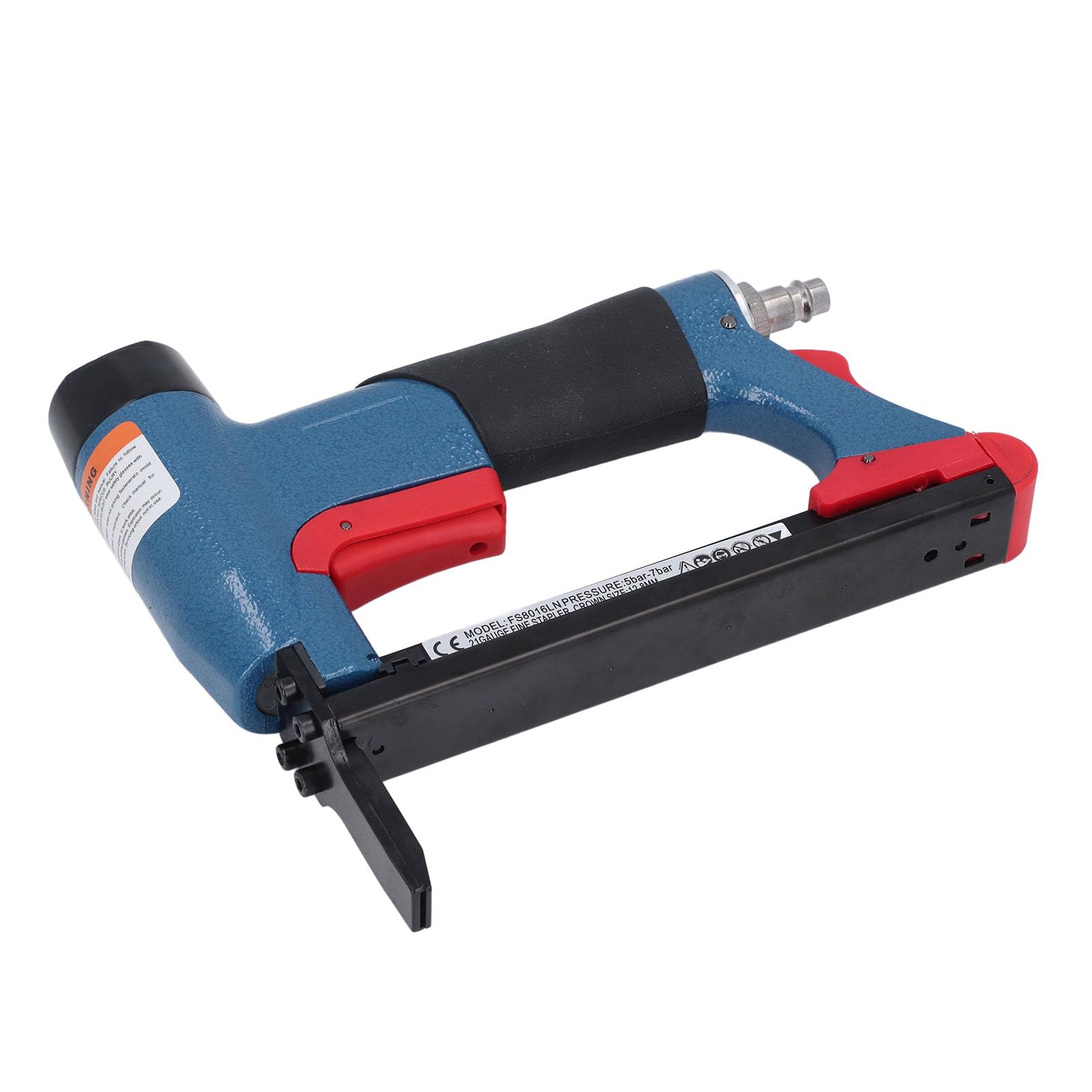 Pneumatic Staple Gun 21 Gauge Heavy Duty for Wood Upholstery with 1/4 to 5/8 Inch 140 Staple Capacity