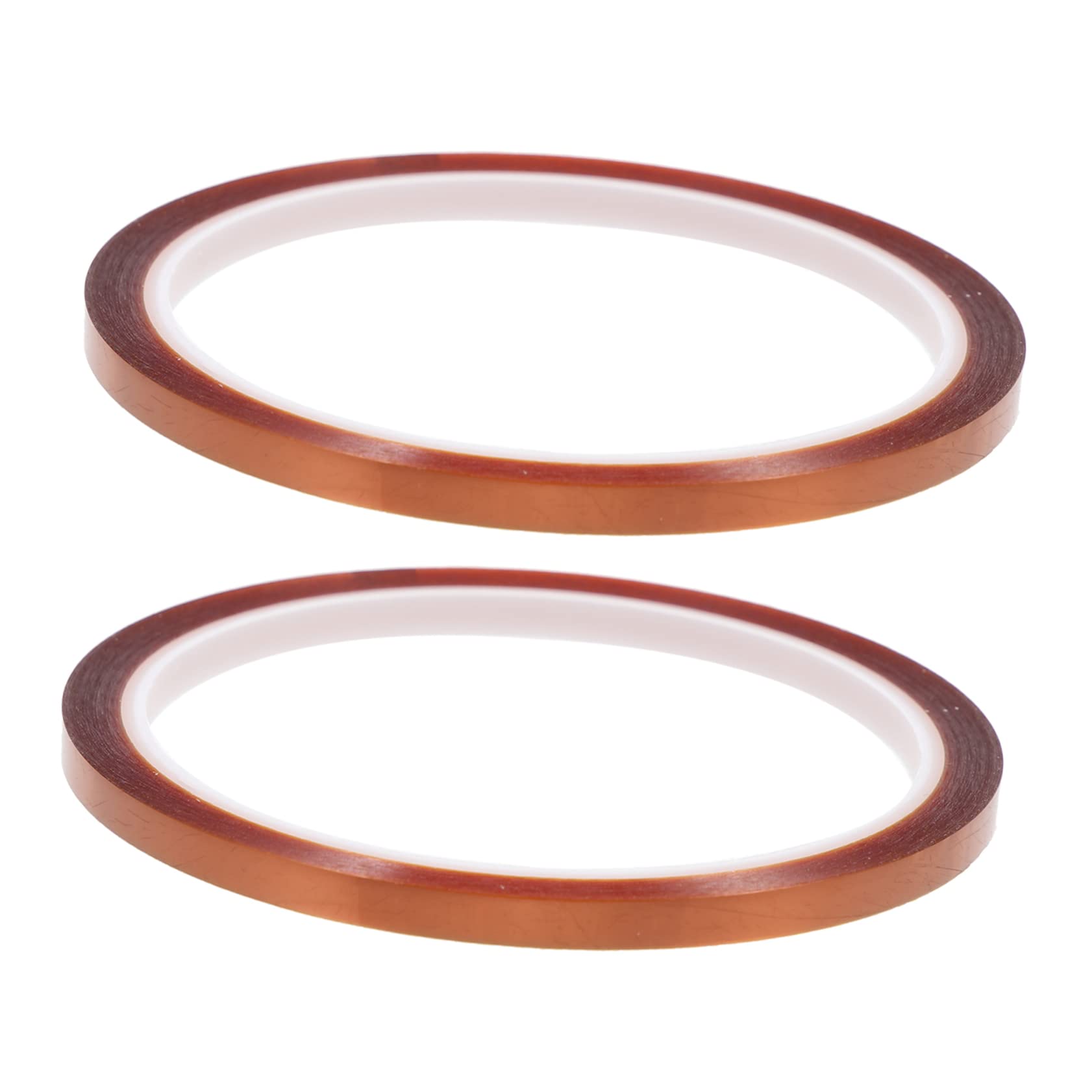 Alipis 2 Rolls Professional Polyimide Film Tape for Heat Resistance Self Adhesive Sublimation Tapes for Tumbler Transfer and Flexible for Long Term Use