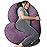 INSEN Pregnancy Pillow,Maternity Body Pillow with Velvet Cover,C Shaped Body Pillow for Sleeping (Cozy Velvet-Lavender)