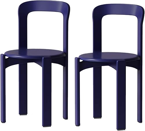 Miniatura 17 de Versatile Modern Dining Chair, Kitchen Chairs with Wood Frame Stackable, Side Chair Armless Home Stool for Guest Room Restaurant(Black,4PCS)