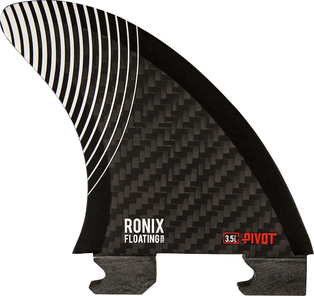 Ronix 3.5 in. - Floating Wakeboard Fin-S 2.0 - Pivot - Left Surf Fin - Carbon