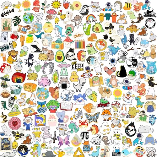 fiintrwa 20 Mixed Enamel Brooch Bulk Set,Lapel Badges, Cartoon Plant Enamel Pin Sets, Funny Button Pins Jewelry for Backpack Cloths Hats Jacket Decoration