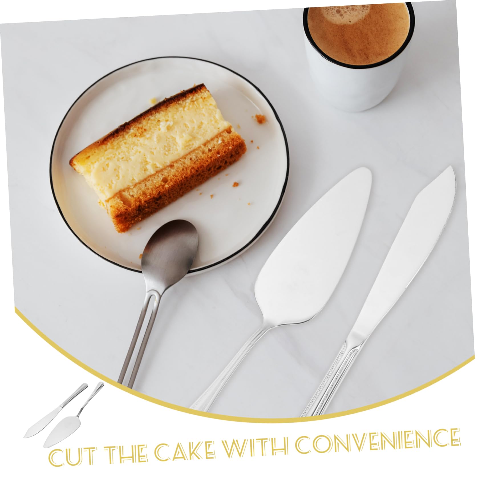MOLUCKFU 1 Set Cake Knife Spatula Pie Server Mousse Cake Cutter Cake Cutting Supplies Pie Cutter Server Pie Shovel Server Cake Spatula Pie Lifter Kitchen Pizza Cutter Stainless Steel Silver