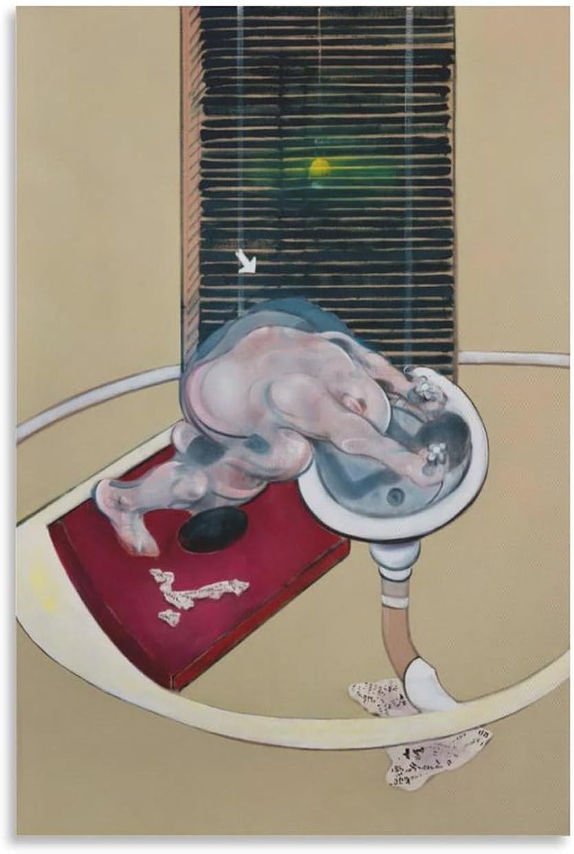 Matvsd Kohecs Francis Bacon Canvas Wall Art for Living Room, Bedroom, 40x60cm, Unframed