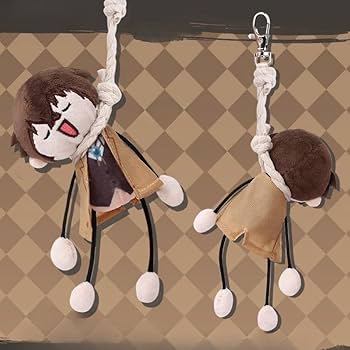 Amazon.co.jp: 太宰治 ぬいぐるみ 首吊り キーホルダー 文豪ストレイ