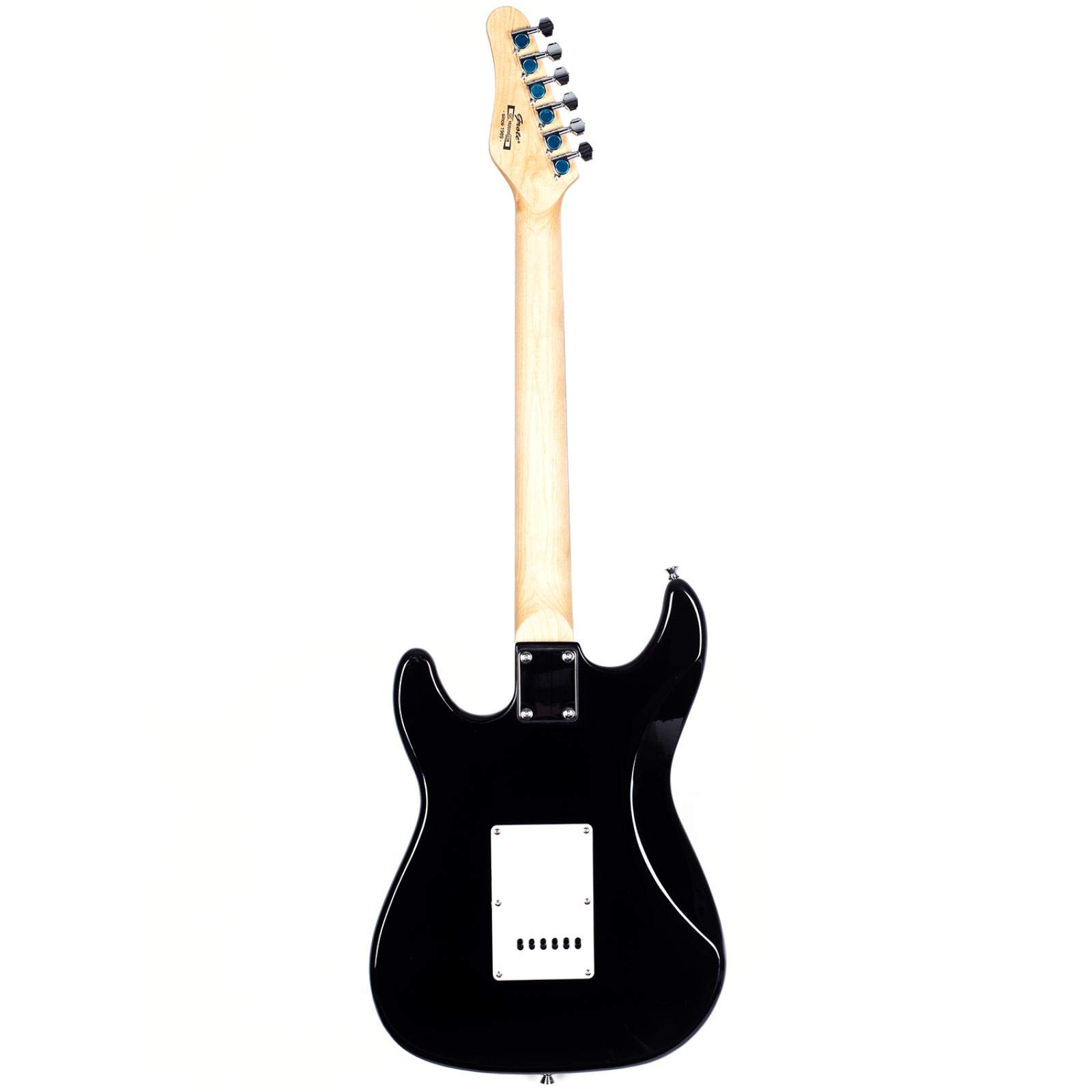 Chitarra elettrica Solid Body Gloss Paint (red) Black