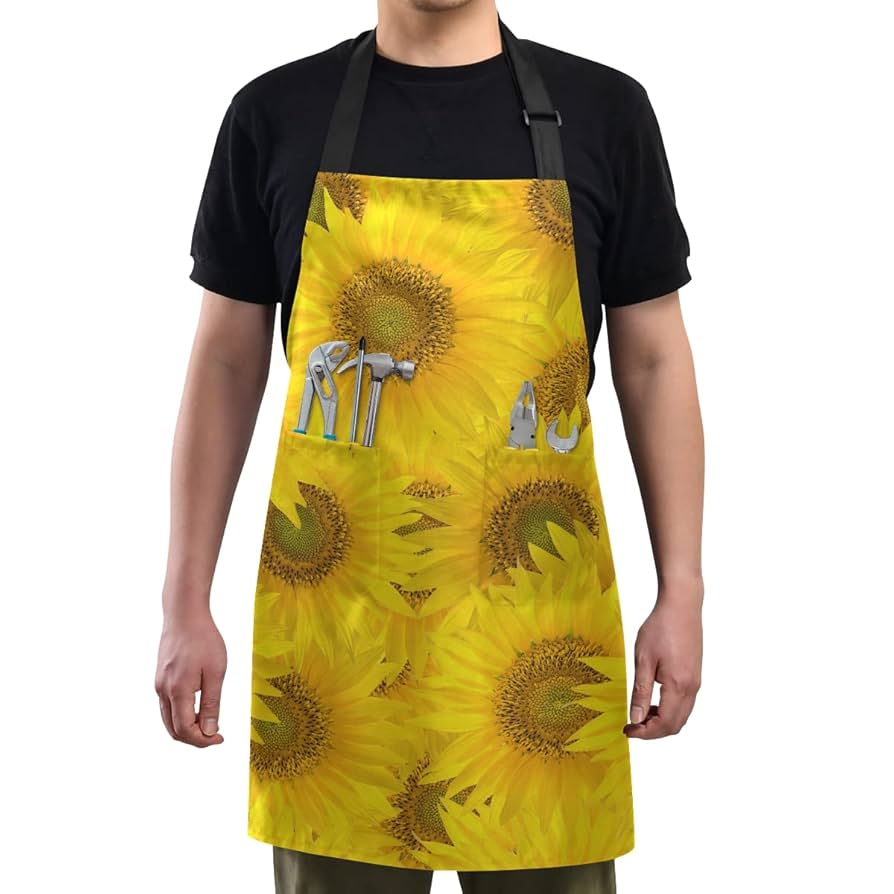 女の子　エプロン　ひまわり　80㎝　90㎝ 100㎝ 61GzoxVaHUL._UF894,1000_QL80_.jpg