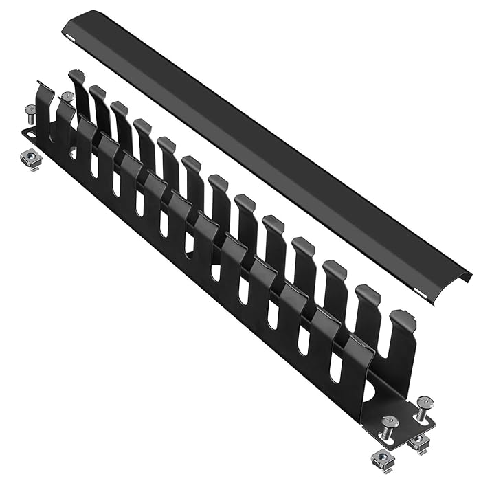 Buy 2Pack 1U 19inch Server Rack Cable Management BiNboubou All Metal