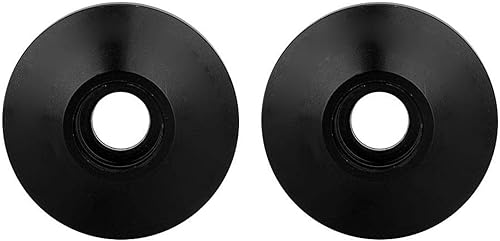 Miniatura 7 de para motocicleta 1 pulgada manillar extremo 1 pulgada 1 par universal CNC aleación de aluminio motocicleta manillar manillar extremo (negro)