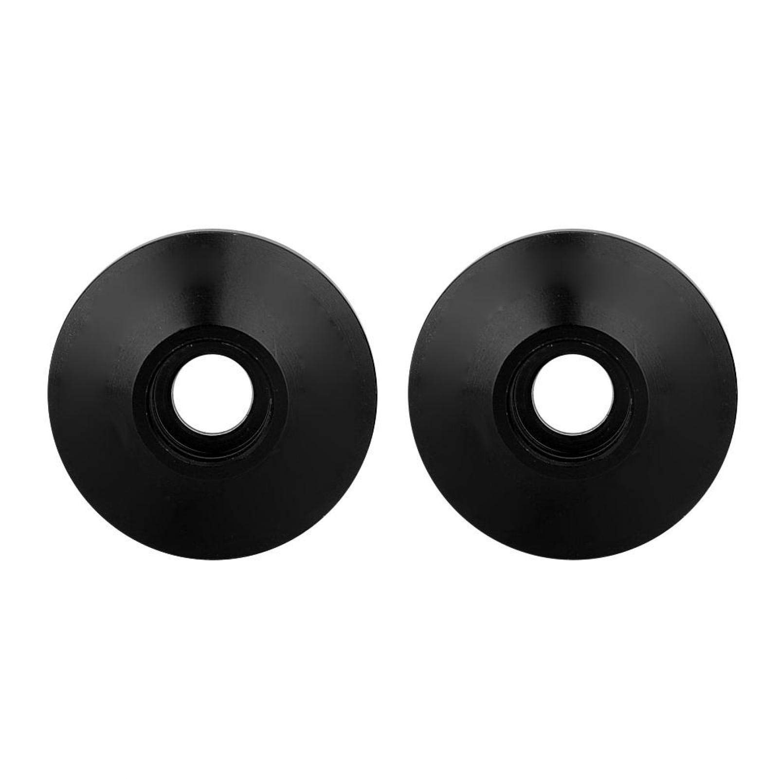 Dioche 1 paio di terminali universali per manubrio moto, in lega di alluminio CNC, colore nero
