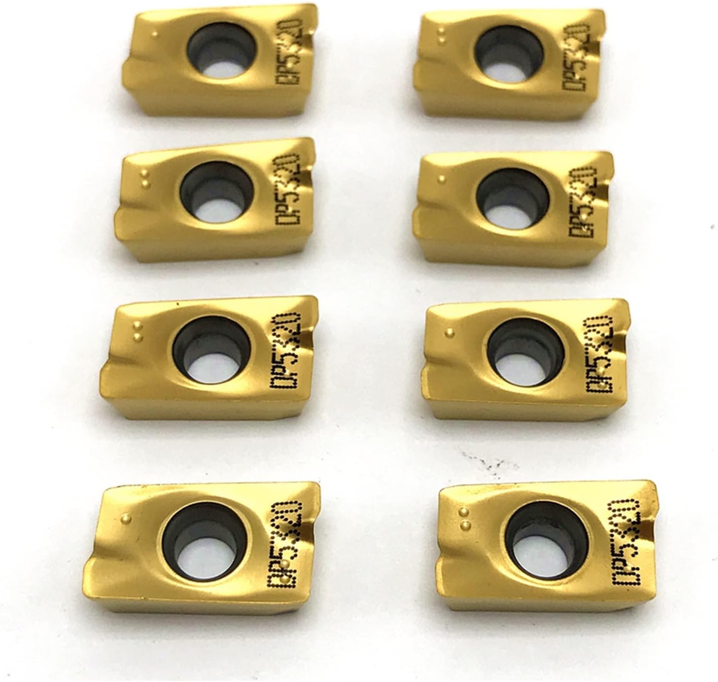 CNCカーバイドインサートカッター10個 APMT1604 DP5320鋼鉄加工のための粉砕インサートのインデックスインデックスタプ