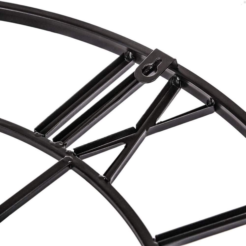 XJBTBA Zegar ścienny z mapą świata do wystroju salonu, minimalistyczny europejski wyciszenie zegara w salonie Zegar nordycki spersonalizowana dekoracja, B-78 * 36,5 cm