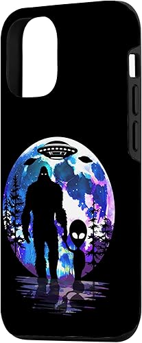 Miniatura 5 de Funda para iPhone 11 Pro Alien & Bigfoot Moon Sasquatch Extraterrestre UFO