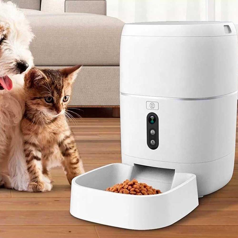 Comedero automático PNI MyPet PT033PF para Mascotas, WiFi, 3 litros, programable Desde la aplicación dedicada Tuya Smart