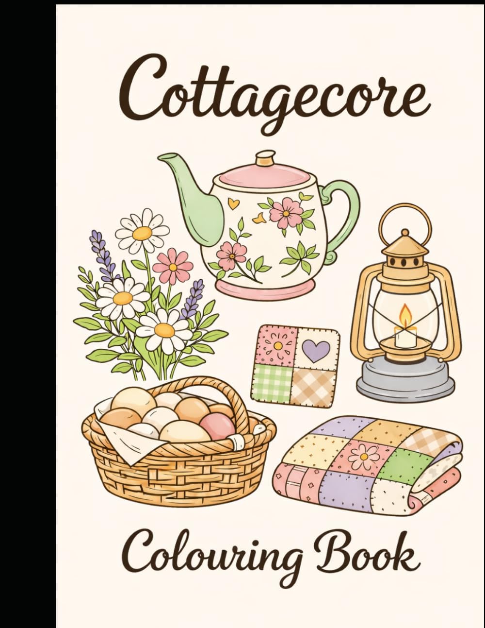 Cottagecore Colouring Book for Adults: 20 Cozy Aesthetic Pages