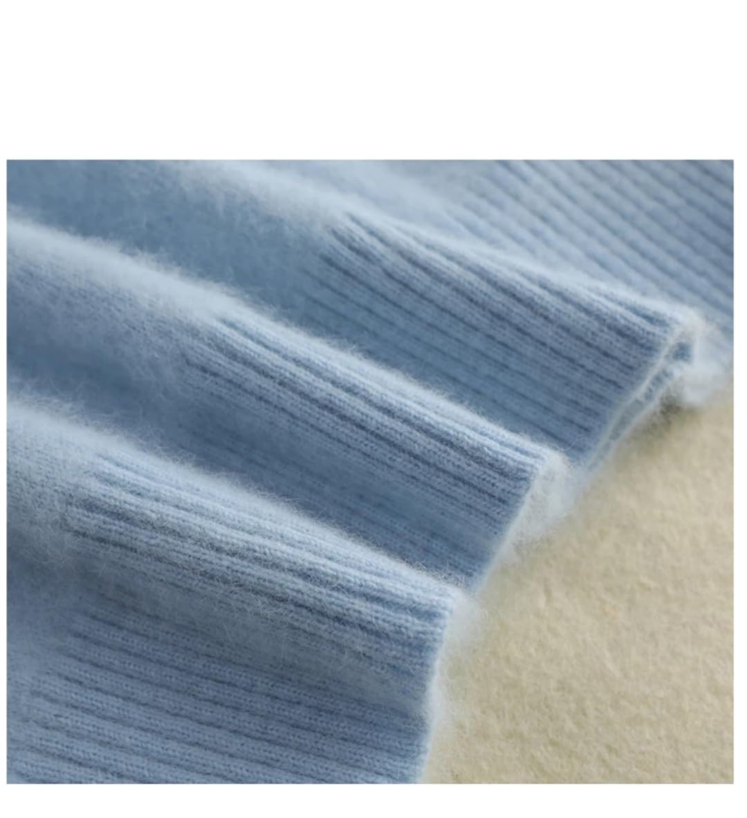Maglione da donna autunno e inverno visone cashmere collo alto moda allentato caldo pullover lavorato a maglia